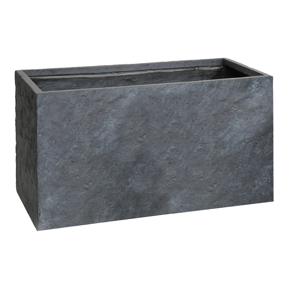 Plantenbak Arizona Biguhi - L75 X B27 X H40cm - Donkergrijs