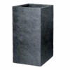 Plantenbak Arizona Cubihi - L28 X B28 X H60cm - Donkergrijs