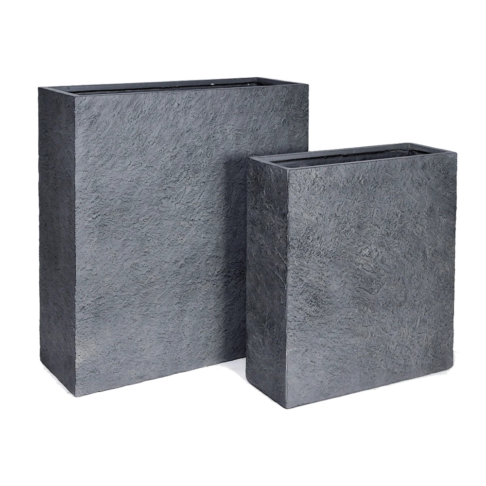 Plantenbak Arizone Terras - L60 X B22 X H72cm - Donkergrijs - Afbeelding 2