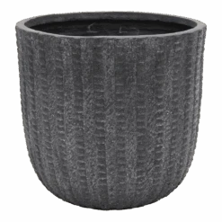 Bloempot Arkansas Egg - D25 X H25cm - Donkergrijs