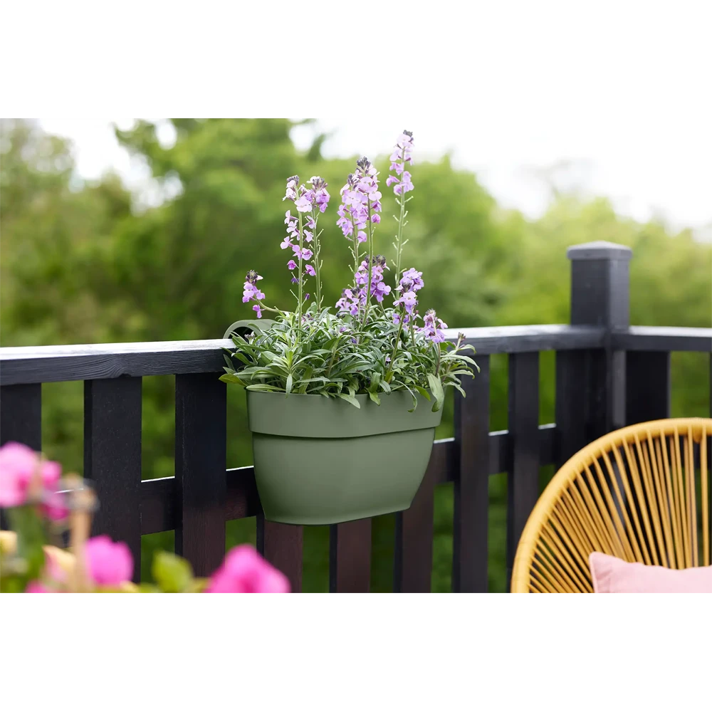 Elho Balkonbak Vibia Campana Easy Hanger Medium - Pistache Groen - Afbeelding 5