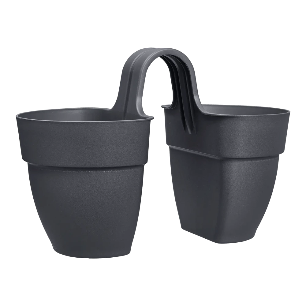 Elho Balkonbak Vibia Campana Twin 21cm - Antraciet