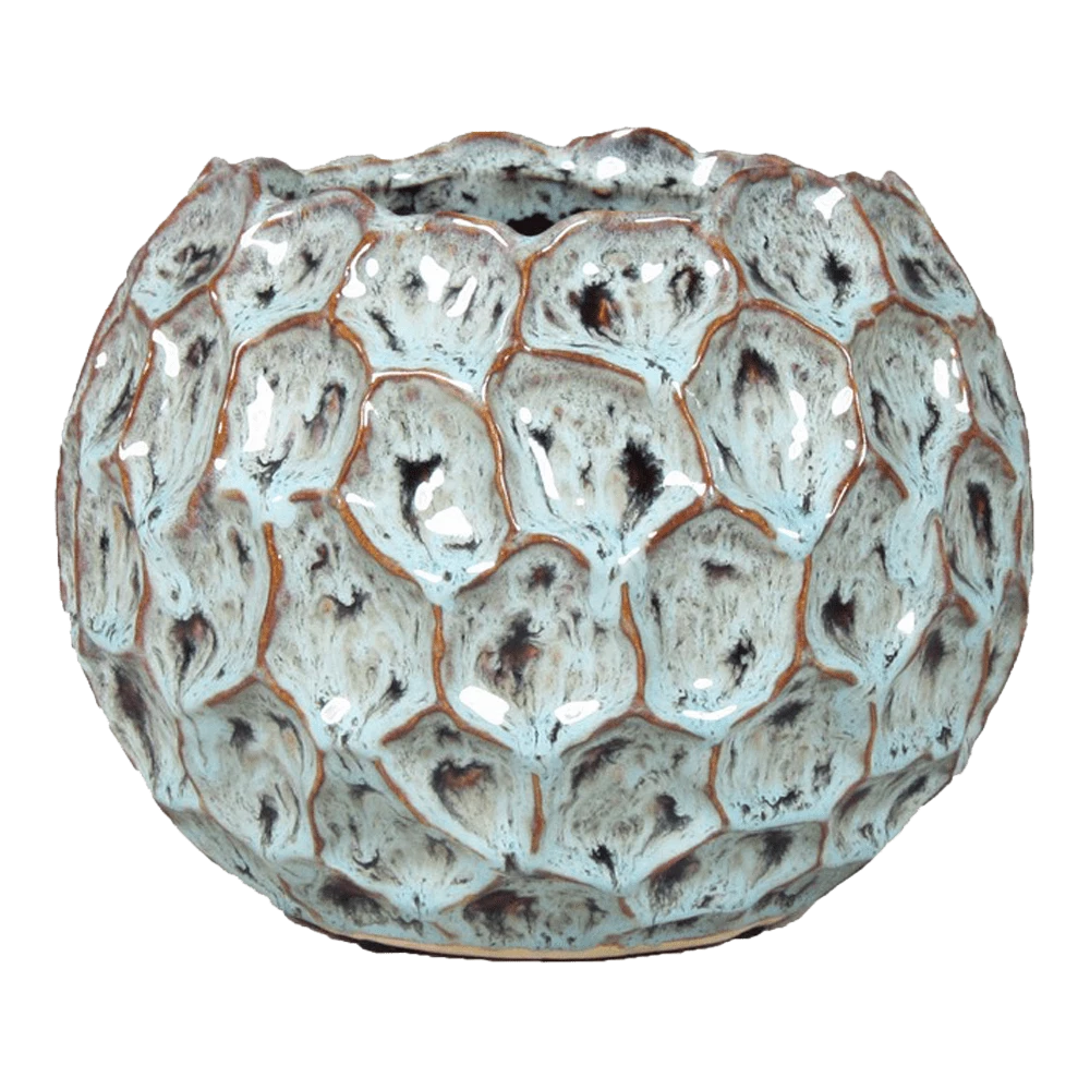 Bloempot Brussel - D19 X H15cm - Groen