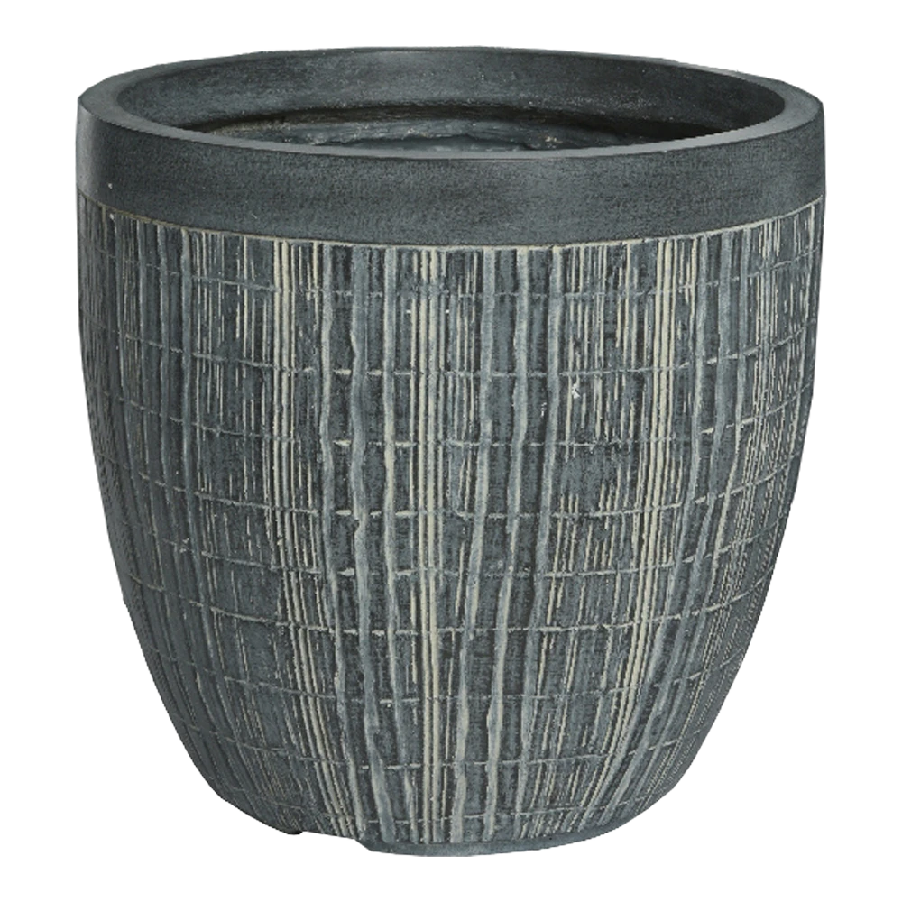 Bloempot Bryan - D44 X H43cm - Grijs