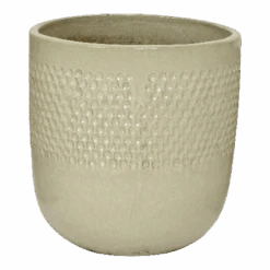 Bloempot Collin - D38 X H40cm - Creme