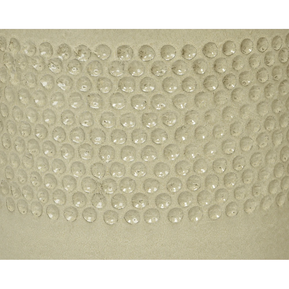 Bloempot Collin - D48 X H50cm - Creme - Afbeelding 3