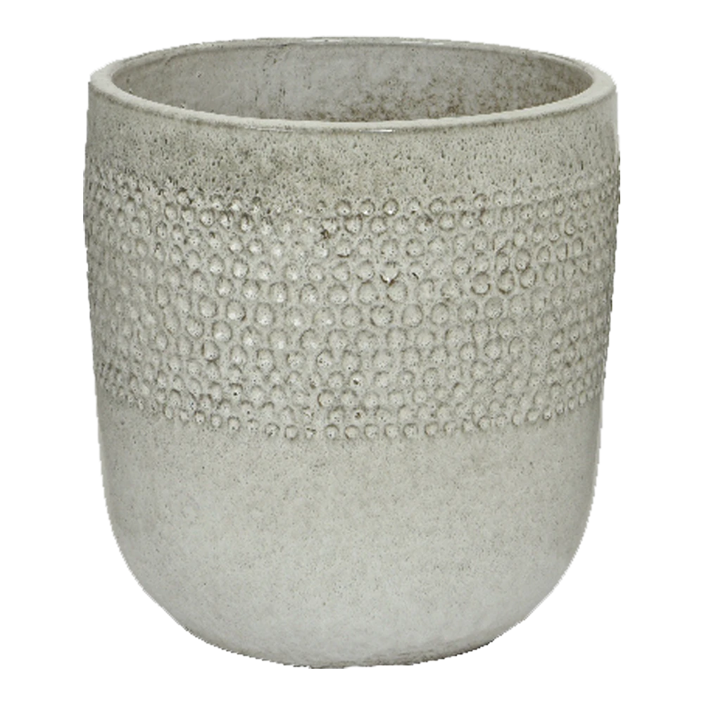 Bloempot Collin - D48 X H50cm - Wit