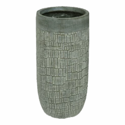 Bloempot Dean Hoog - D34 X H63,5cm - Groen