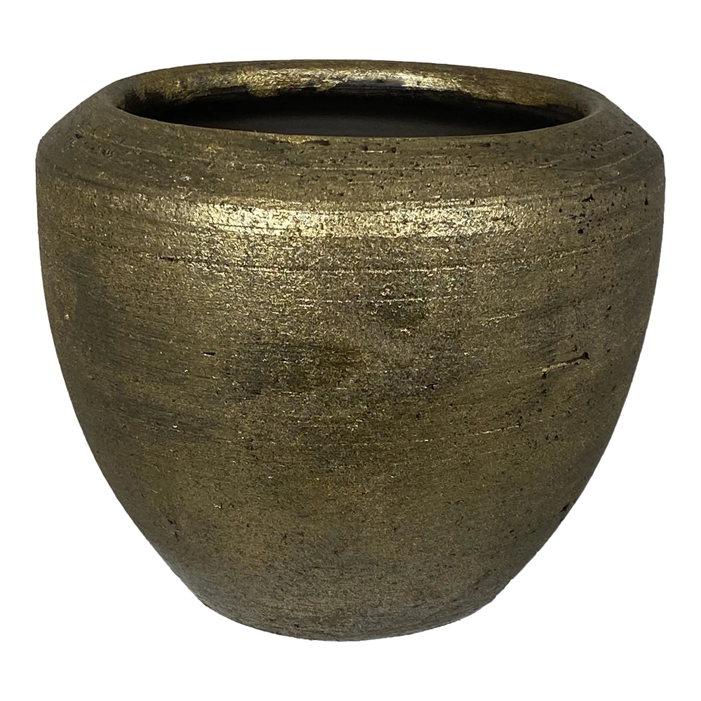 Bloempot Kos - D30 X H27cm - Goud