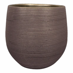 Bloempot Lydia - D36 X H32cm - Shiny Purple