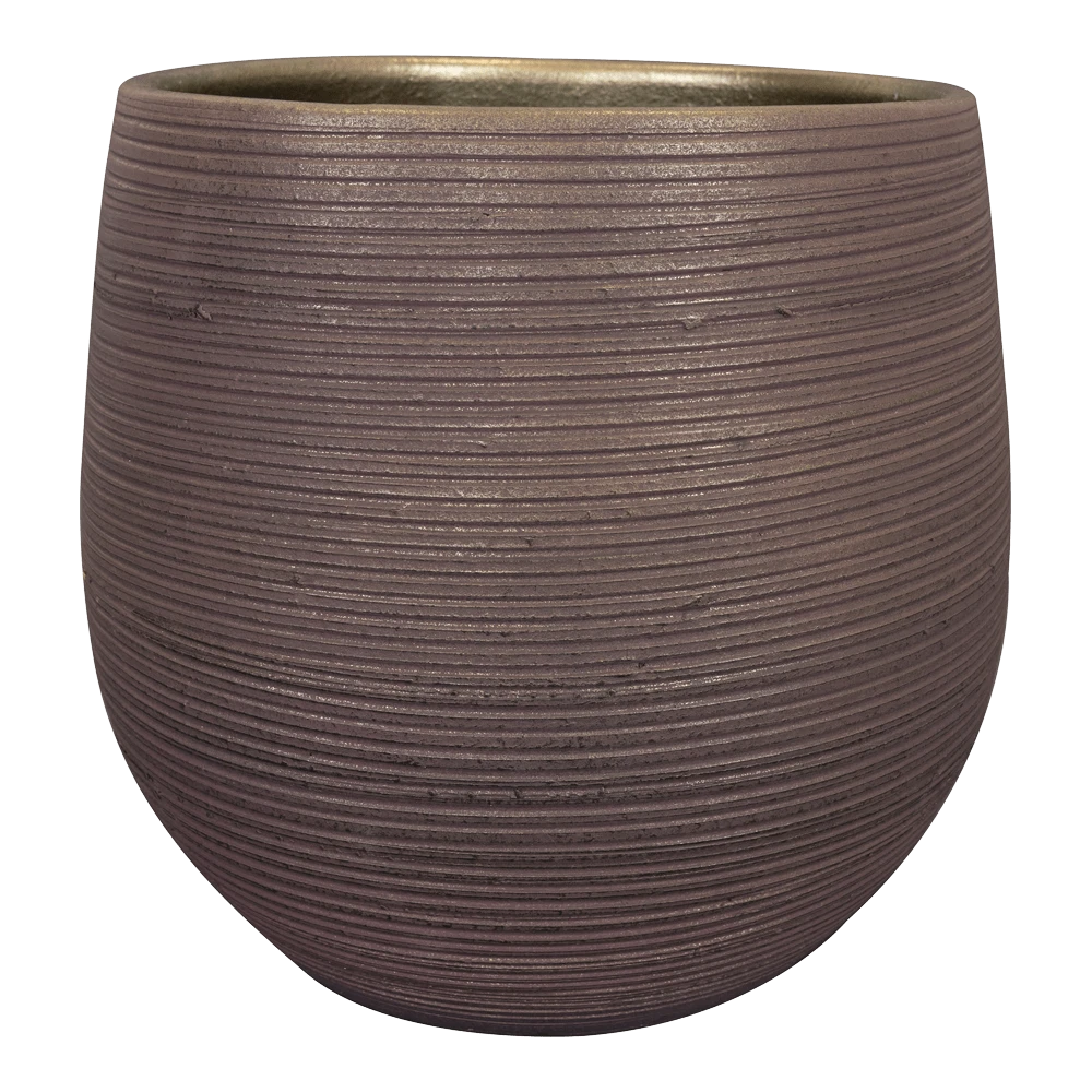 Bloempot Lydia - D36 X H32cm - Shiny Purple