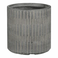 Bloempot Oslo - D44,5 X H44cm - Zwart-grijs