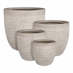 Bloempot Tallinn - D31 X H31cm - Taupe