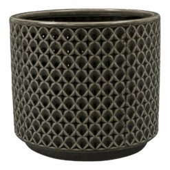 Bloempot Thies - D19 X H17cm - Antraciet