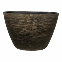 Bloempot Tokio Ovaal - L52 X B17 X H37cm - Goud
