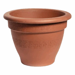 Bloempot Campana - D37 X H27cm - Oranje