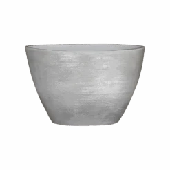 Bloempot Lester Ovaal - L30 X B17 X H19cm - Lichtgrijs