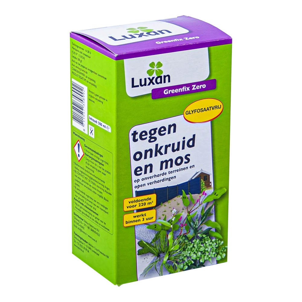 Luxan Greenfix Zero 500ml Glyfosaatvrij Concentraat - Onkruid En Aanslag