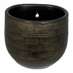 Muur Bloempot Tokio - D20 X H18cm - Goud