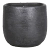 Muur Bloempot Mira - D18 X H16cm - Antraciet
