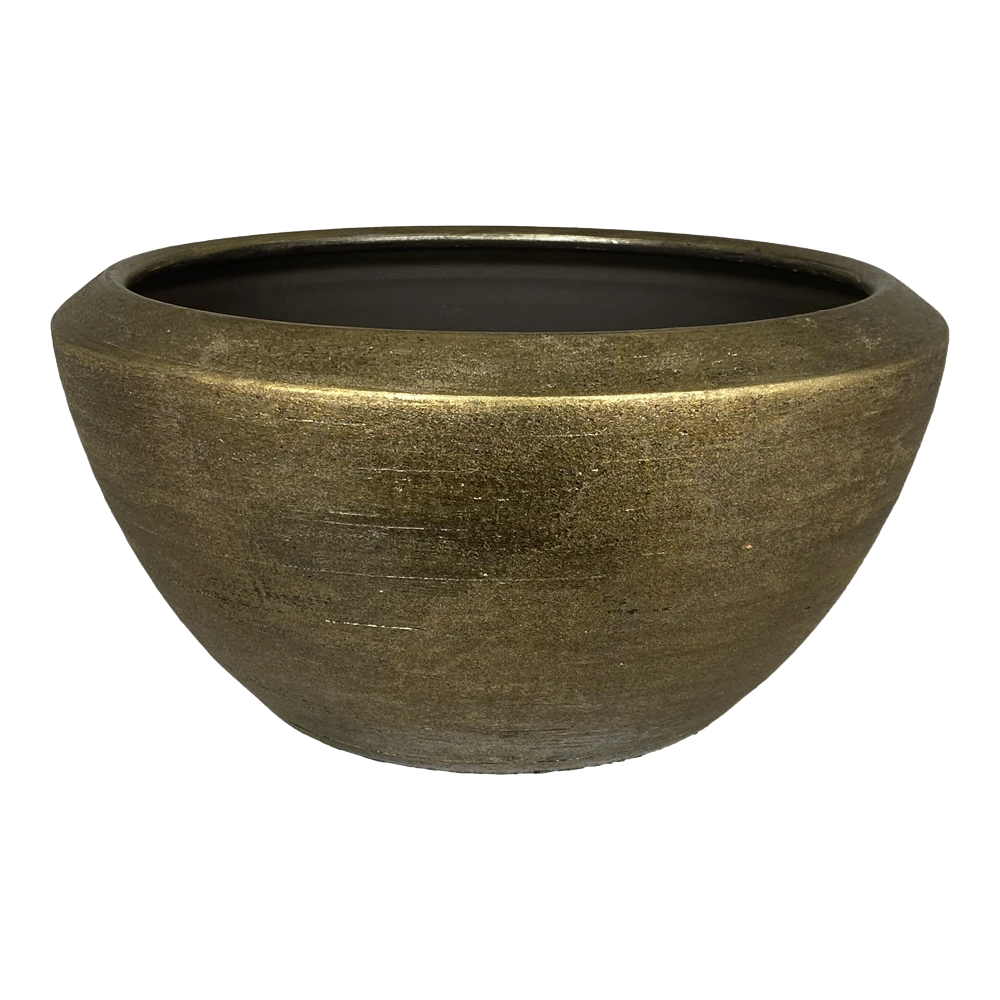 Plantenschaal Kos - D55 X H22cm - Goud