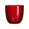 Bloempot Tusca - D28 X H25cm - Donkerrood