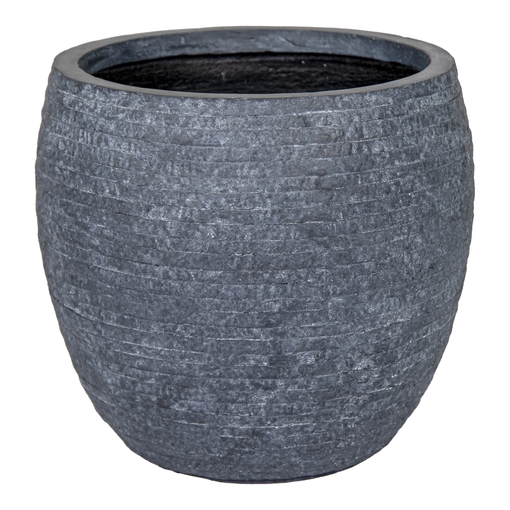 Bloempot Utah Bullet - D44 X H39 - Donkergrijs