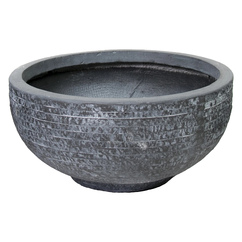 Plantenschaal Utah - D55 X H27cm - Donkergrijs