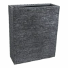 Plantenbak Utah Terras - L80 X B30 X H92cm - Donkergrijs