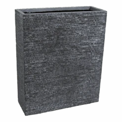 Plantenbak Utah Terras - L80 X B30 X H92cm - Donkergrijs