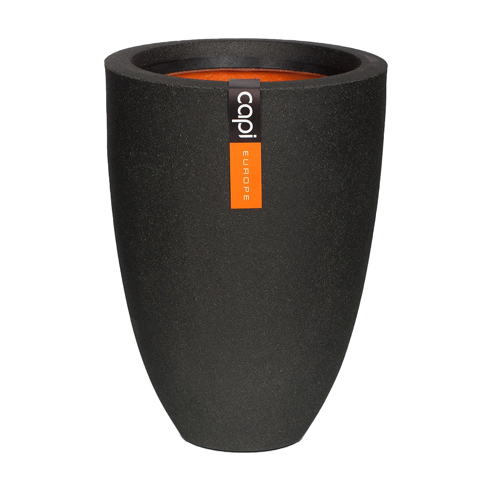 Capi Bloempot Urban Elegant Smooth NL - D36 X H48cm - Zwart