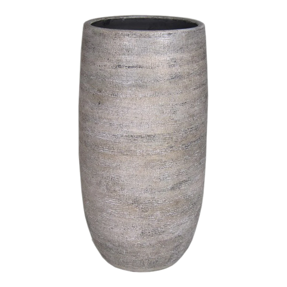 Bloempot Mira Hoog - D29 X H60cm - Wit