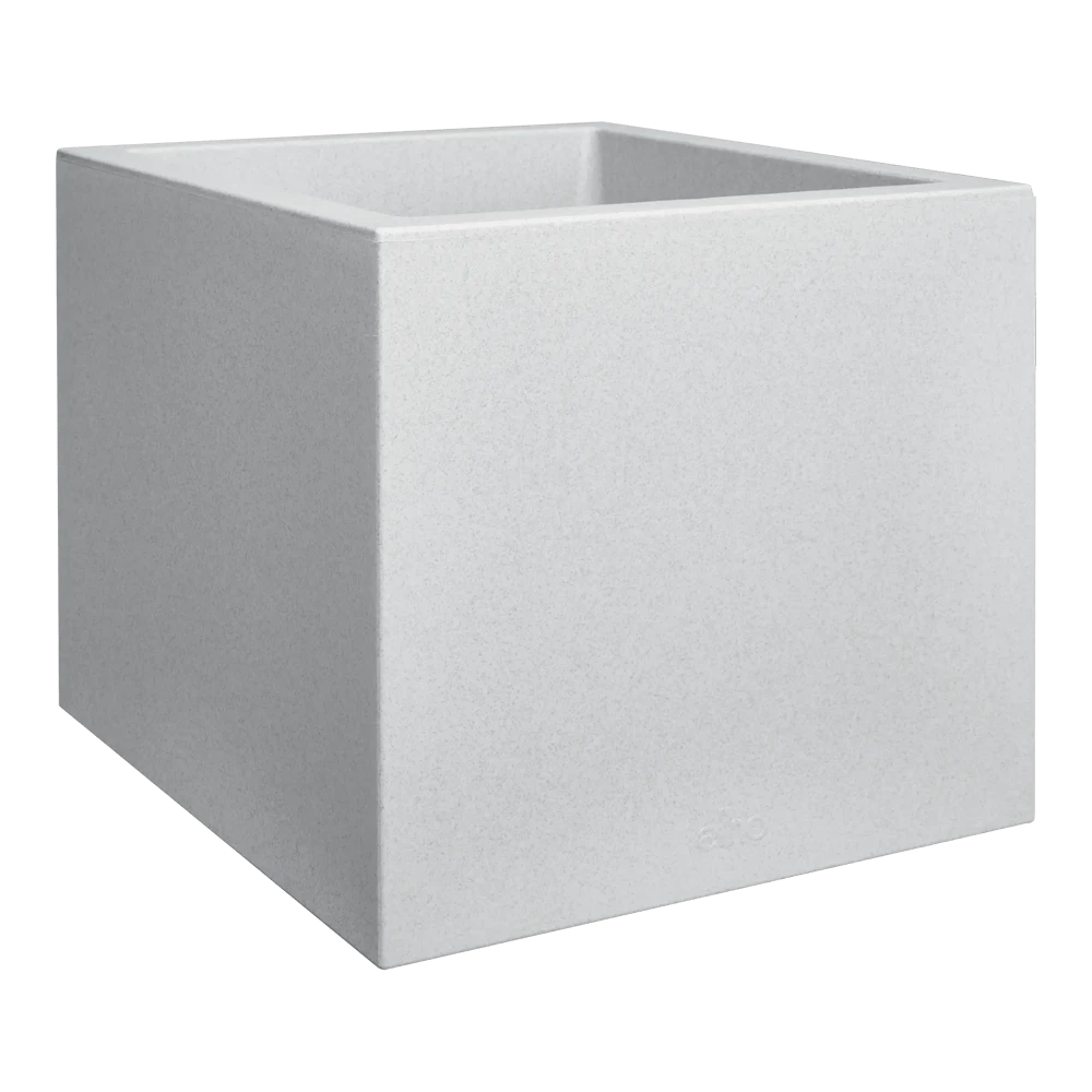 Elho Vivo Next Vierkant Wielen 40cm - Warm Grijs - Afbeelding 2